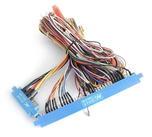 Faisceau de câblage Jamma pour accessoires d'arcade OEM, utilisé pour l'assemblage de câbles de carte PCB Jamme personnalisée 28 broches pour consoles de jeux d'arcade - Product Image 1