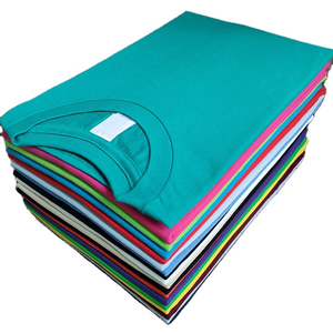 T-shirt d'été pour homme personnalisé 180 g/m² 100 % coton, col montant, impression de t-shirts, t-shirts blancs unis pour homme - Product Image 1