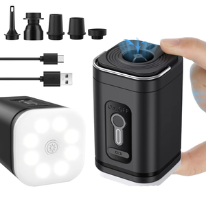 משאבת אוויר חשמלית חיצונית נייד pvc מיני משאבת עבור מתנפחים מתנפחים & דפלציה - Product Image 1