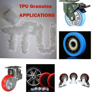 วัตถุดิบพลาสติก TPU รีไซเคิลสำหรับการฉีดขึ้นรูปแบบแคสเตอร์ เกรด SY เม็ดพลาสติก TPU ทนทานต่อการเสื่อมสภาพ - Product Image 3