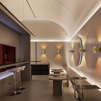 Simple Golden LED Wall Lamp Modern Home Bedroom Bedside Reading Indoor Nordic LED Scone Wall Light