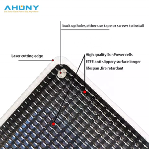 Chất lượng tốt mô-đun năng lượng mặt trời sunpower di động 60 Wát Walkable panel năng lượng mặt trời không thấm nước cho RV cắm trại thuyền Marine du thuyền sang trọng <span class=keywords><strong>Catamaran</strong></span> - Product Image 5