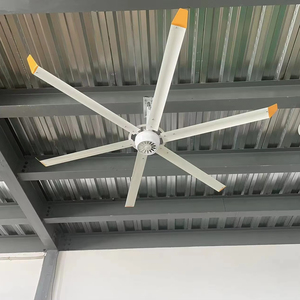 Ventilador de Techo Industrial HVLS de 1.5kw y 24 pies, Bajo Ruido, 6 Aspas, 7.3m, Ventilación PMSM para Iglesias, Ventilador HVLS Grande - Product Image 3