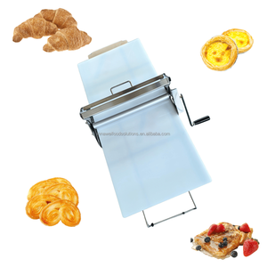Machine à rouler la pâte en acier inoxydable 304 pour pâte feuilletée, pâte danoise, couches de pâte, base de tarte, pour usage en boulangerie - Product Image 5