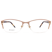 Sara Models 3913 Bingkai Kacamata Wanita Klasik Stainless Steel Kualitas Bagus Bingkai Optik Gaya Baru Cocok untuk Semua Bentuk Wajah