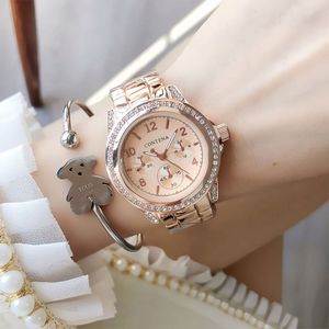 <span class=keywords><strong>Reloj</strong></span> de Pulsera para Mujer, Diseño Nuevo de Fábrica, Encantador, con Cocodrilo y Dibujos Animados, de Acero Inoxidable, Cuarzo, Resistente al Agua, con Diamantes - Product Image 2