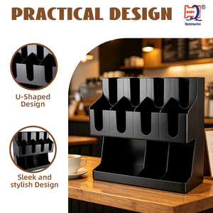 Organisateur de tasses à café en plastique Queenwins, <span class=keywords><strong>support</strong></span> commercial pour tasses jetables - Product Image 2