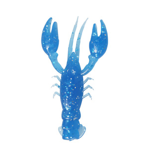 เหยื่อตกปลาแบบนิ่ม รูปทรงกุ้งเครย์ฟิช ขนาด 5 ซม. น้ำหนัก 2.3 กรัม เรืองแสงในที่มืด สำหรับตกปลาในน้ำจืด แพ็ค 10 ชิ้น - Product Image 3