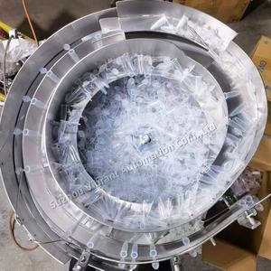 Bols doubles en acier inoxydable 304 personnalisés pour système d'alimentation automatisé, deux bols d'alimentation vibrante - Product Image 3