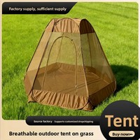 Moustiquaire de camping automatique prête à l'emploi, respirante, en tissu Oxford, 1500-2000 mm, imperméable, quatre saisons, pour deux personnes