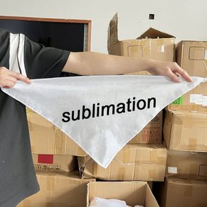 Bandana 100% Polyester Customize <b>Blanks</b> Sublimation Dog Bandanas With Logo Bulk Promotional Gift - Product Image 1