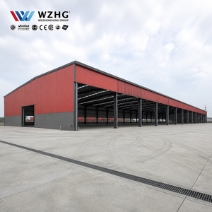 Installation industrielle préfabriquée avec structure de toit en acier renforcé - Product Image 1