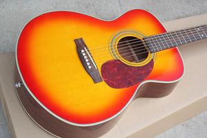 Flyoung kiraz <span class=keywords><strong>Sunburst</strong></span> 41 inç akustik gitar üst katı klasik gitar akustik - Product Image 2