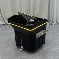 Tête d'équipement de spa Thérapie de spa Lavage des cheveux Pas de plomberie Lavabo à shampoing portable avec réservoir d'eau