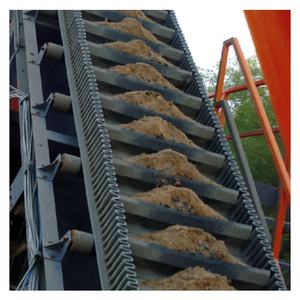 2021 Kleine Schuine Verhoogde Randband Transportband Voor Zandmeststof - Product Image 5