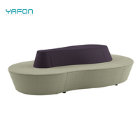 Ensemble de canapés sectionnels en cuir pour bureau à domicile de direction moderne Design unique pour le salon ou la réception Vente en gros à bas prix