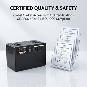 3000W Wheeled Portable Power Station Pure Sine Wave <b>Solar</b> <b>Generator</b> 220V AC USB-C Emergency Backup Camping EU UK AU <b>Solar</b> Power - Product Image 5