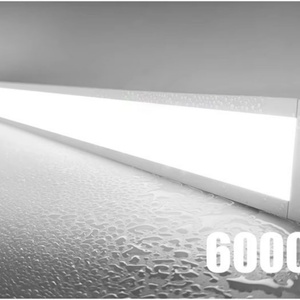Luminaria LED Lineal Empotrable Regulable, Impermeable IP65, para Techo, Almacén, Garaje, Gimnasio, Oficina, Paquete de Lotes - Product Image 2