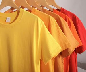 Custom Logo Silk Screen Printed Eco-Friendly Breathable Heavyweight 100% Cotton Plus Size Men's Regular Fit Casual T-<b>Shirts</b> - Product Image 5