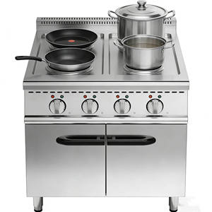 Cuisinière électrique professionnelle <span class=keywords><strong>de</strong></span> haute qualité avec corps en acier, 4 brûleurs, <span class=keywords><strong>plaque</strong></span> chauffante 380V/9200W pour cuisine - Product Image 2