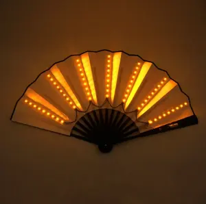 Folding Fan LED Fan Stage Performance Lights Birthday Party Props Fan