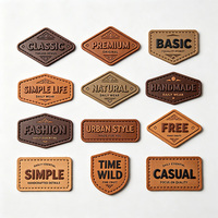 Patch en cuir souple en caoutchouc écologique à logo personnalisé, à prix abordable, pour articles en cuir