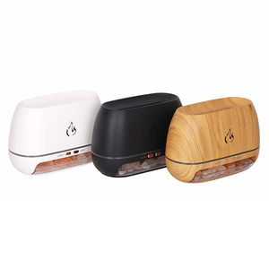 Kinscoter ngọn lửa ánh sáng khuếch tán hương thơm siêu âm muối đá dẫn hương liệu phòng thơm tạo độ ẩm phun - Product Image 6