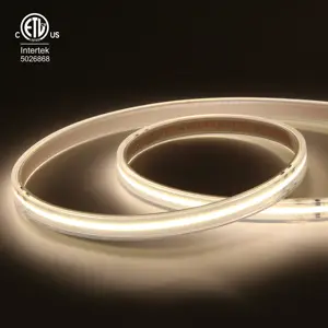 Lampu Strip Led Cob 220v 110v, lampu Super terang luar ruangan tahan air 15W 180 derajat 420led/<span class=keywords><strong>m</strong></span> strip Led cob - Product Image 1