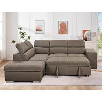 Canapé de salon européen moderne avec coussin amovible, chaise longue et ottoman pour salon, chambre à coucher, appartement