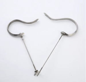 Ganci in Metallo Personalizzati per Miniera, Gancio Piatto in Acciaio Inox con Gancio a S per Appendere, Vendita all'Ingrosso - Product Image 2