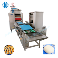 Ligne de production industrielle de boulettes de pâte surgelées, machine à former la pâte haute capacité pour la production de pizzas, de hamburgers et de pains pour usines alimentaires
