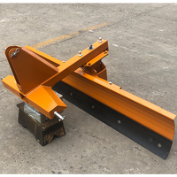 Mini niveleur monté sur tracteur, niveleur de terrain, lame, grattoir