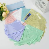 Sacs Ziplock à 3 soudures latérales, 160 microns d'épaisseur, imperméables, transparents, à fermeture robuste, recyclables, pour emballage avec impression en héliogravure