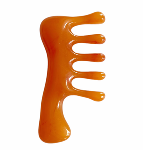 Productos de masaje de cabeza de resina de la mejor calidad y buen precio, peine de masaje Meridian para spa - Product Image 1