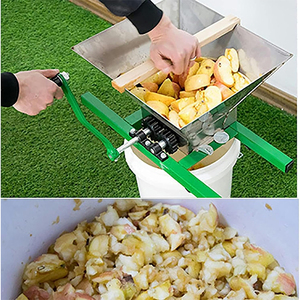 Presse manuelle à fruits et à vin, <span class=keywords><strong>broyeur</strong></span> à chaud pour jus de pomme, en acier inoxydable, pour <span class=keywords><strong>pommes</strong></span> et fruits industriels - Product Image 5