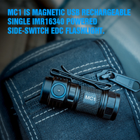 TrustFire MC1 Aimant EDC Lampe de poche 1000LM Lampe de travail 16340 Lampe de poche de réparation