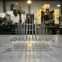 Perceuse en spirale en carbure monobloc perceuse à trous profonds pour outil de travail des métaux de gravure CNC