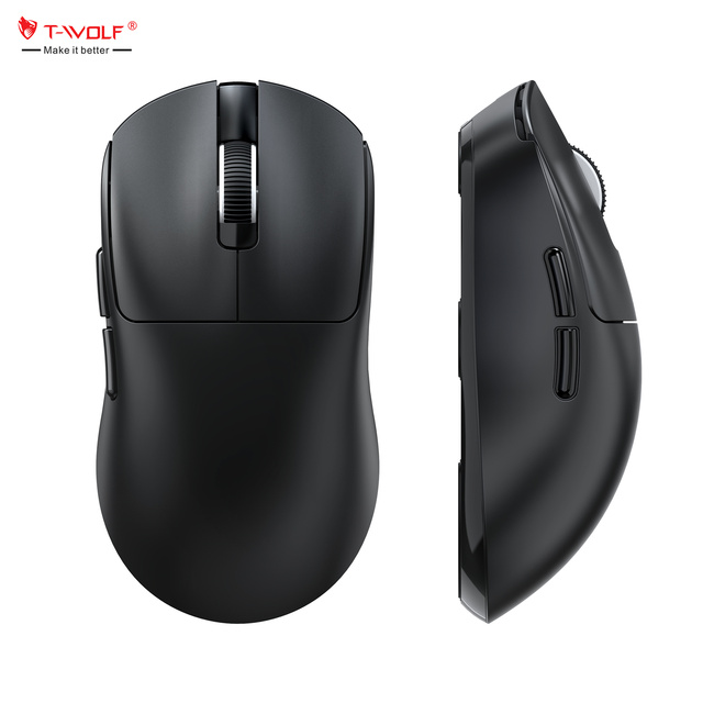 T-WOLF X9 PAW 3311 Ergonomic 2.4G USB Optical Wireless Gaming Mouse Lightweight with Comfortable Design Silent Gaming Mouse