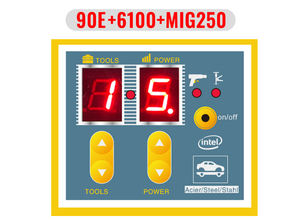 FUNISI自動車ボディ修理スポットスタッド溶接機アルミニウム鋼デントプーラースポット溶接機MIG250溶接機アルミ車パネル用 - Product Image 4