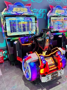 Đồng tiền hoạt động độ nét cao LCD <span class=keywords><strong>Simulator</strong></span> Racing video Arcade lái xe máy giải trí thích hợp cho các trung tâm giải trí - Product Image 2