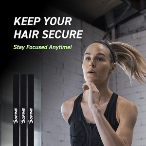 Sport Hoofdband Elastische Dunne Haarbanden Antislip Siliconen Grip <span class=keywords><strong>Skinny</strong></span> Sweatband Hoofddeksels Voor Mannen Dames - Product Image 5