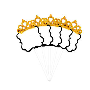 Decoración <span class=keywords><strong>para</strong></span> pasteles, corona, tarjeta <span class=keywords><strong>de</strong></span> inserción, tarjeta <span class=keywords><strong>de</strong></span> felicitación, lazo <span class=keywords><strong>de</strong></span> nube, decoración <span class=keywords><strong>para</strong></span> <span class=keywords><strong>mesa</strong></span> <span class=keywords><strong>de</strong></span> dulces <span class=keywords><strong>de</strong></span> cumpleaños - Product Image 5