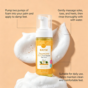 Nettoyant Moussant pour les Pieds à l'Extrait <span class=keywords><strong>de</strong></span> Plantes : Élimine la Saleté, la Sueur et les Odeurs, Rafraîchit les Pieds Fatigués |   <span class=keywords><strong>Prix</strong></span> <span class=keywords><strong>de</strong></span> gros - Product Image 2
