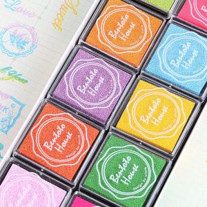 Tampons encreurs personnalisés avec <span class=keywords><strong>logo</strong></span>, colorés, lavables, encre non toxique pour enfants - Product Image 5