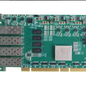 Tarjeta PCI-5565-40 de comunicación interna por fibra óptica de 2.125 Gbps (memoria reflectante) con 256 nodos, interfaz PCI y cuatro puertos multimodo - Product Image 1