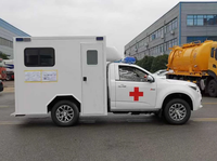 Ambulance Isuzu 4x4 tout-terrain, unité de soins intensifs mobile, véhicule de secours médical 4x4 pour terrains accidentés et zones éloignées