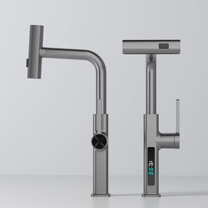 حنفية مطبخ ذكية بتصميم جديد ، حنفية مطبخ خلاط ساخن وبارد - Product Image 4