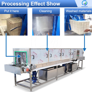 Machine de lavage automatique de boîtes en plastique, machine de nettoyage de paniers en plastique, pas cher - Product Image 6