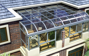 غرفة شمسية للحديقة من الألومنيوم قابلة للتخصيص، غرفة شمسية خارجية حديثة للحديقة مع زجاج مصفح + زجاج مزدوج مقسى بمساحة 10 متر مربع - Product Image 4