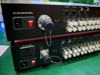 Émetteurs-récepteurs à fibre optique SMPTE 12 canaux 3G-SDI + 8 canaux audio XLR, distance de transmission 200 m, pour utilisation CCTV/diffusion, boîtier 2RU